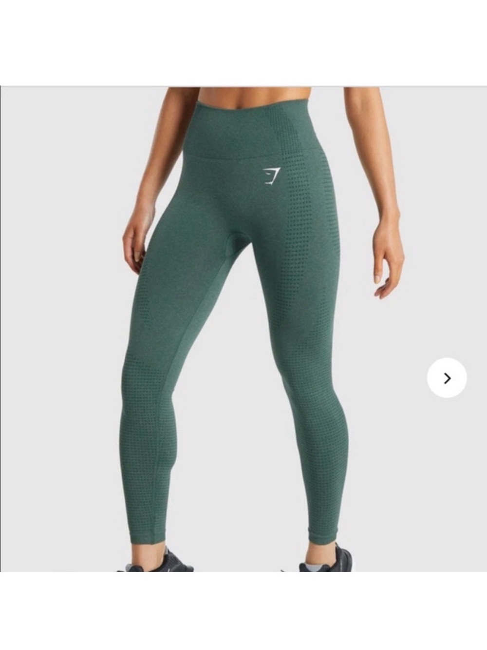 Gymshark Sculpt Seamless High-Waist Leggings in Forest Green